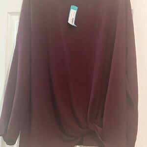 Kaileigh Deep Purple Women's Blouse